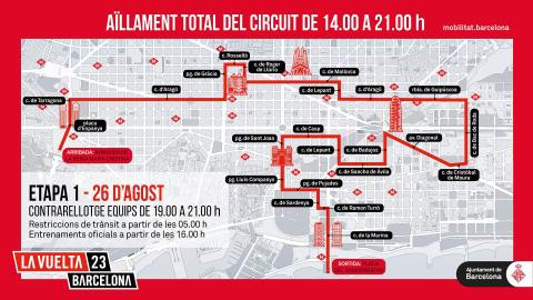 Itinerari 1 Vuelta Ciclista 2023